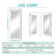 Interior Door Slab with Frame - 1 Lite Mirror White MDF Door, Prehung-Style Door Kit with Pre-installed Hinges, Locking Silver Handle Included, No Pre-drilled Holes-125132412-125132414