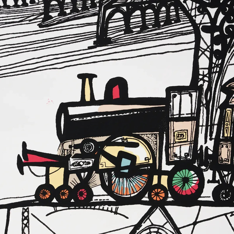 Papier peint trains