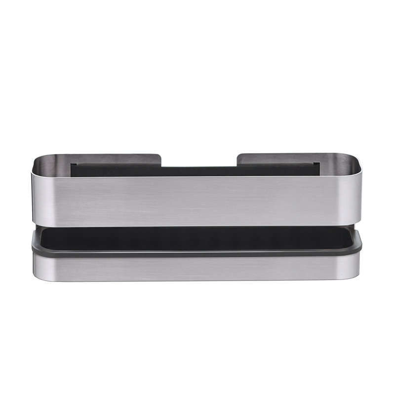 Tablette de douche NEXIO, H 3,3465 po x l 9,8425 po x P 4,7244 po, Acier inoxydable mat