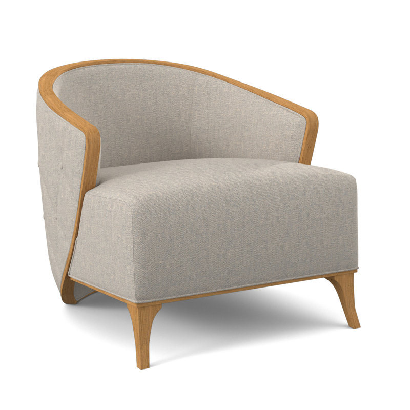 Penegrine Lounge Chair, Amber, Elise Flax