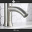 Robinet pour salle de bain à poignée simple avec drain Kree Sweep - nickel brossé-36865956