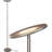 Flux 67 in. Industrial Dimmable LED Floor Lamp with Adjustable Head-62954088