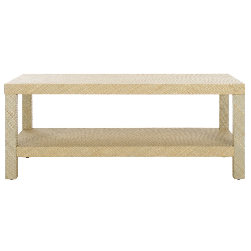 Nadeau Raffia 2 Shelf Coffee Table