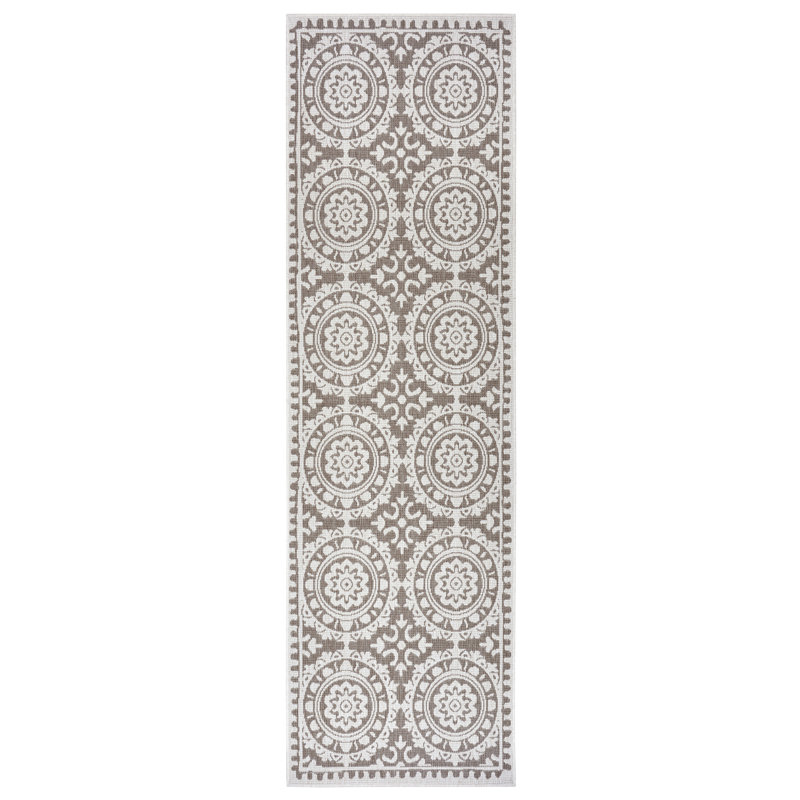 Jardin Flatweave Grey Rug, Runner 80 x 250cm