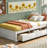 Sharondale White Double Size Platform Storage Bed