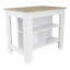  Table pour îlot de cuisine avec tablettes de rangement ouvertes et poste de travail Brooklyn-119307359-119307361-132834839