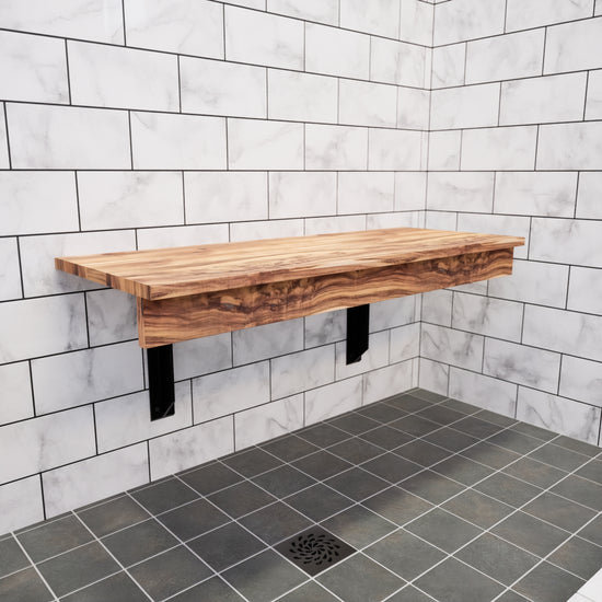 18 po x 11 po x 3,5 po Le banc en teck Original, H 3,5 po x l 11 po x P 18 po