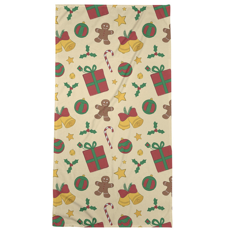 Beach Towel, Cream, Microfiber