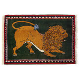 Animal Pictorial lion Hand Knotted 2'X 3'