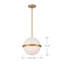 Luminaire suspendu 11,75 po Vanderlane