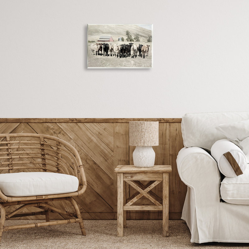 Art mural varié sur une ferme par Rhonda Addison, H 10 po x l 15 po