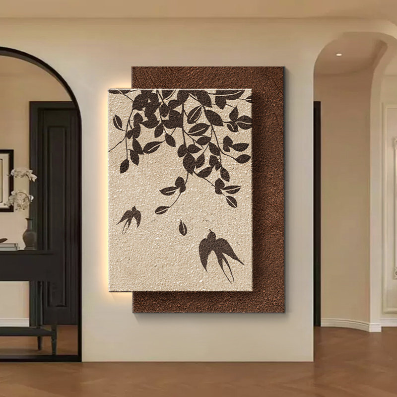Salon / hall d'entrée Wabi-Sabi, H 70,87 po x l 47,24 po x P 1,73 po