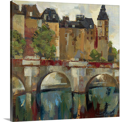 "paris fin été ii" par silvia vassileva,, reproduction d’art sur toile