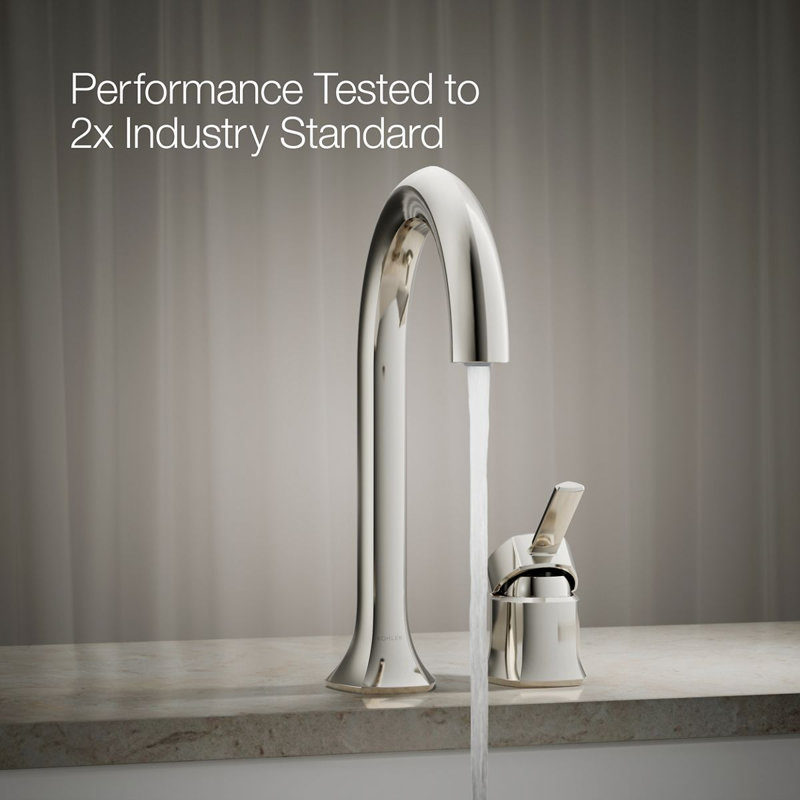 Occasion 2.25" W x 3.38" H Bathroom Faucet Handle, Polished Nickel