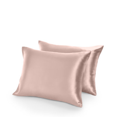 Ensemble de taie d'oreiller en satin de polyester doux