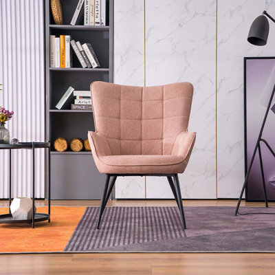 Pippin Upholstered Linen Lounge Chair