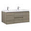 Meuble-lavabo mural flottant avec 2 lavabos, meuble-lavabo mural-1307308597