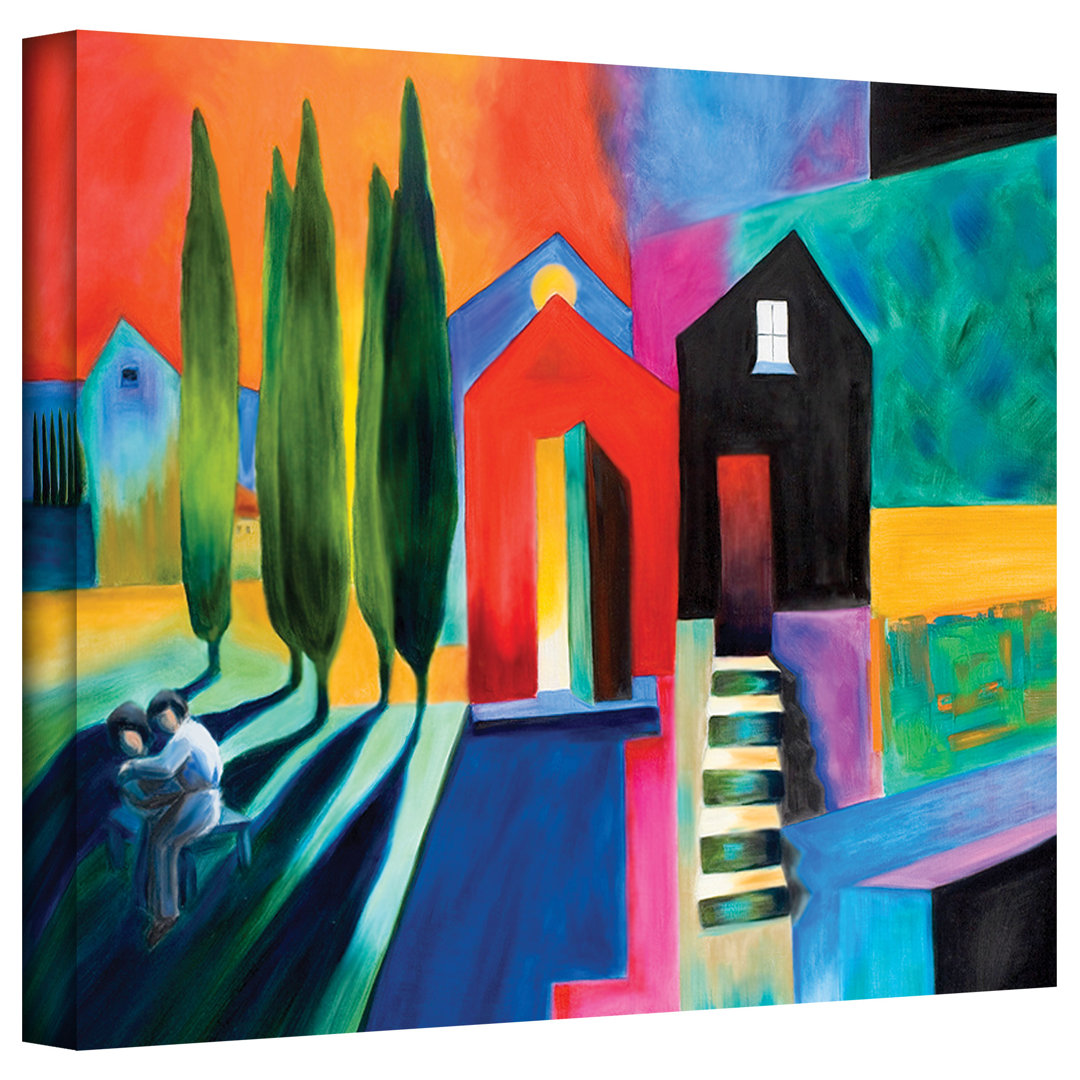 Trying to Talk Her Into It - Wrapped Canvas Graphic Art Print ArtWall 