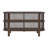 Estie Wood Slatted Sofa Console Table With Open Shelves-1095074787