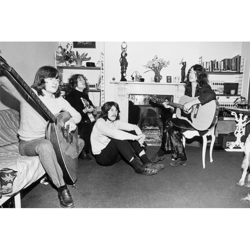 Led Zeppelin " Led Zeppelin: Couch Rehearsal ", 10" W x 8" H