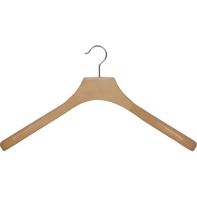 Cintre en bois avec crochet pivotant pour robe / chandail / chandail