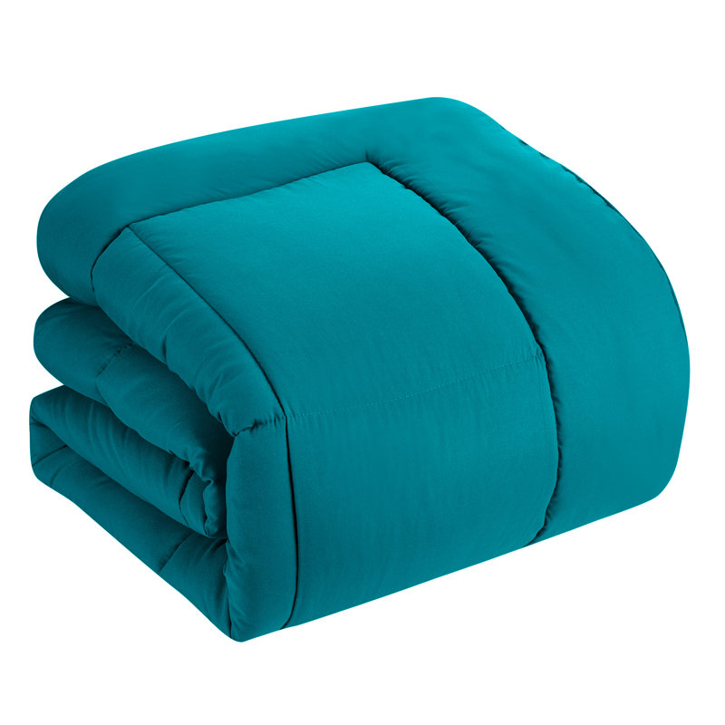 All Season Down Alternative Solid & Reversible Comforter, Full / Double Comforter, Teal