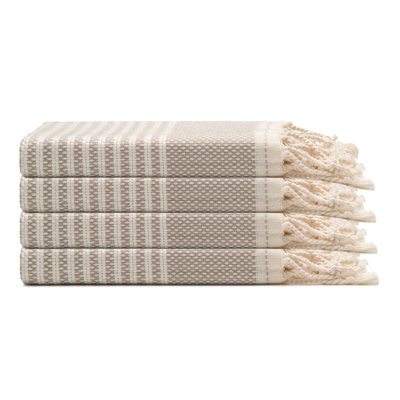 Ensemble de serviettes de cuisine en coton à fermeture à glissière