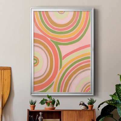 «Abstract Rainbow II», reproduction encadrée de qualité supérieure - prête à être accrochée