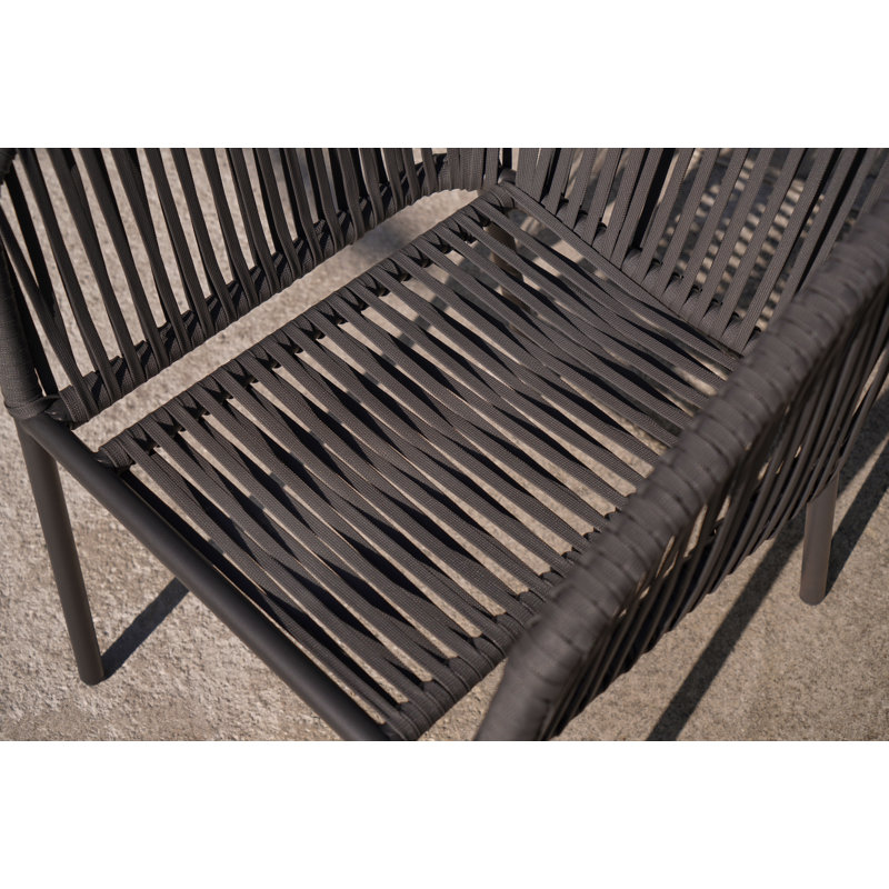 Fauteuil de salle à manger avec coussin de patio saho