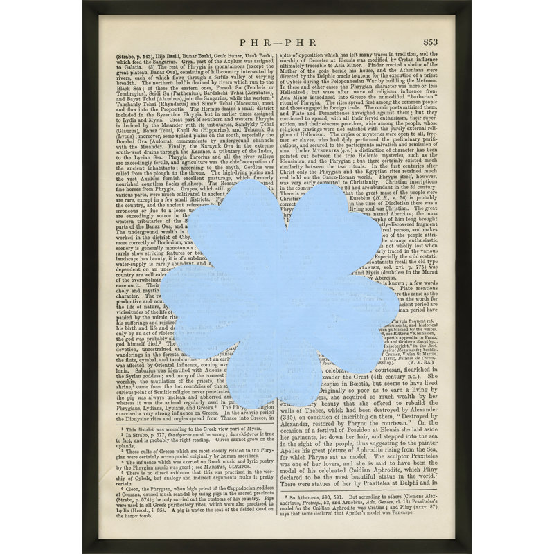 PHR-PHR Print by Michela Sorrentino, 38" H x 27" W x 1.25" D, Black