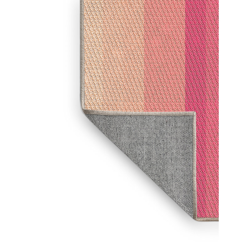 Tapis 100% à motifs lavables à la machine 2989 Pat3494-Org, Rectangle de 5 pi x 8 pi