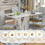 Ensemble de salle à manger 63 "Modern Glam-1668582179-1668582191