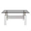Table basse rectangulaire, plateau en verre trempé avec couche en MDF, table moderne-1613256164-1613256161