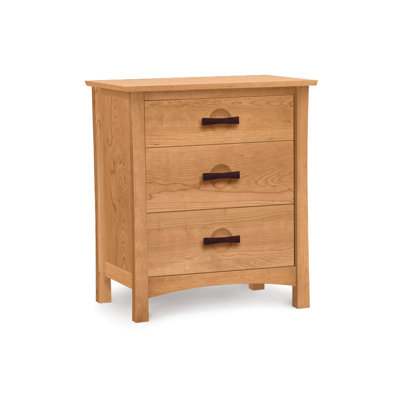Commode en bois massif à 3 tiroirs Berkeley