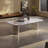 Italian creative acrylic rock panel coffee table