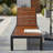 Outdoor Chaise Lounge Chairs With Adjustable Backrest For Patio, Poolside Or Beach Brown-1292924903