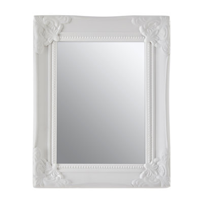 Rockwood White Wood Embossed Picture Frame