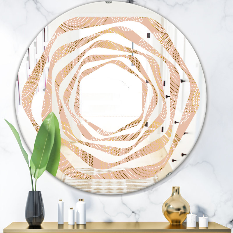 Miroir mural Whirl, H 24 po x l 24 po