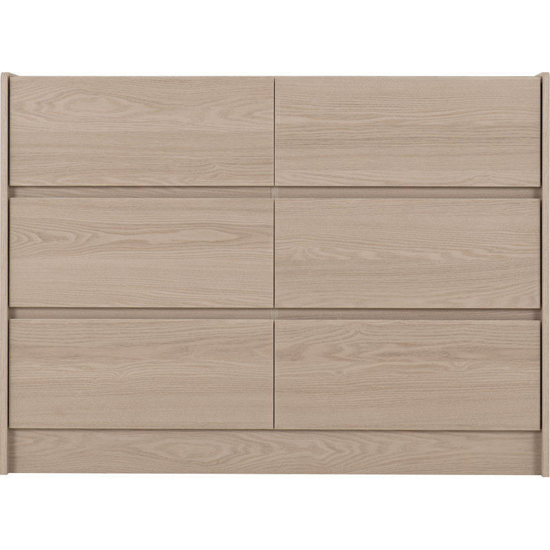 Sebesta 120cm W 6 - Drawer Chest of Drawers