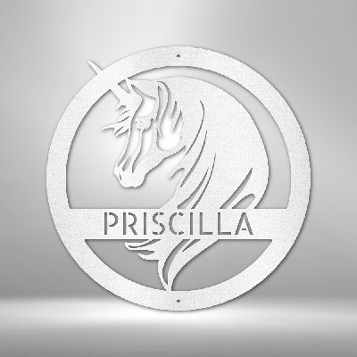 Monogramme de licorne personnalisé