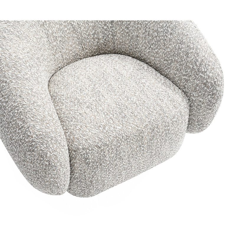 Chaise pivotante à 360 degrés, Gris