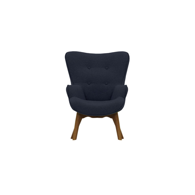 Wimbled Children's Club Chair, Blue/Dark Oak