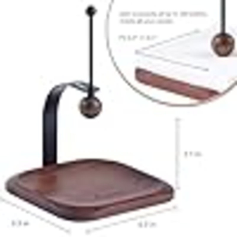 Porte-serviettes de table, élégant carré en bois pour distributeur de table avec accoudoirs lestés, parfait pour la cuisine, le bureau, le restaurant, la décoration intérieure, le café et l'extérieur, cadeau de réchauffement.