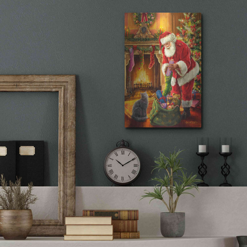 «Santa Has Arrived» par Ali Corti, H 16 po x l 12 po