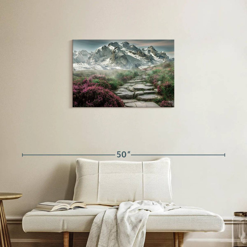 Alvord Scenic Snowy Mountain, H 20 po x l 30 po