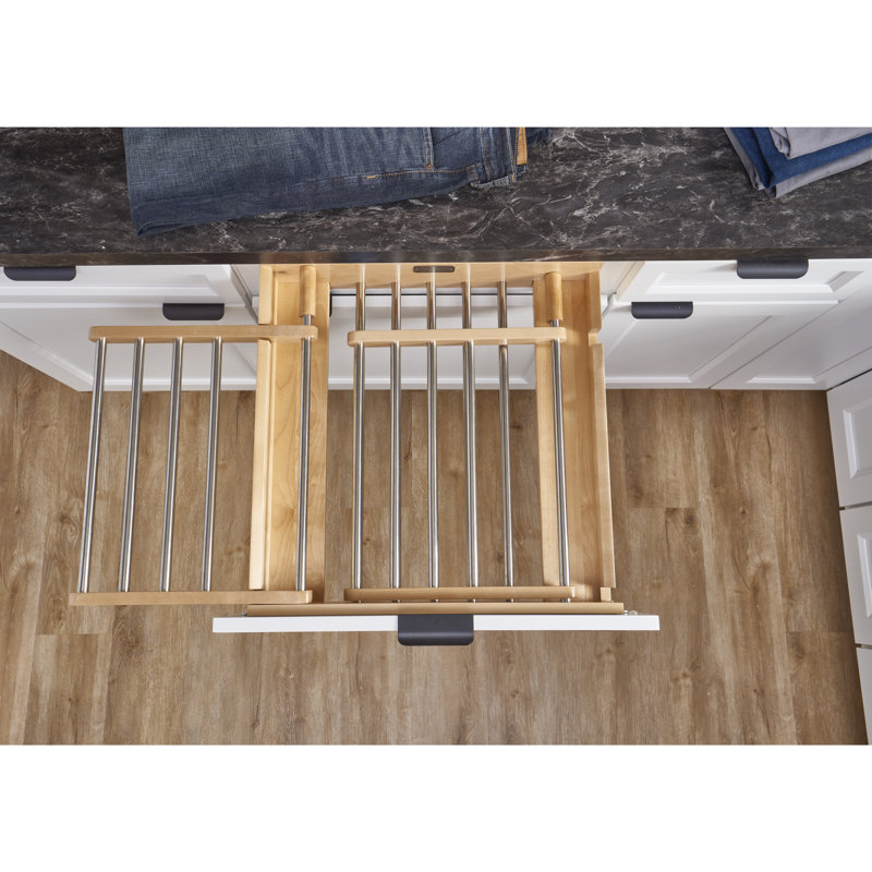 Maple Wood Soft-Close Drawer Drying Rack
