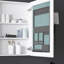 Pharmacie pour salle de bain avec miroir à bords biseautés 30 po x l 26 po-106342848