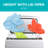 BLACK+DECKER Small Portable Washer, Portable Washer 1.7 Cu. Ft. with 6 Cycles, Transparent Lid