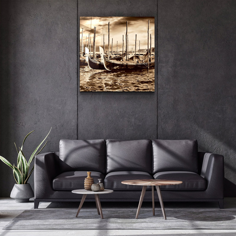 Superbe peinture décorative en verre trempé 23,6 po x 23,6 po | 100% verre trempé, épaisseur: 0,16 pouce | Impression UV pour des couleurs éclatantes | Art mural parfait pour la décoration de la maison ou du bureau, design moderne et élégant