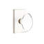 Privacy Hampton Knob with Modern Rectangular Rose-1060095615